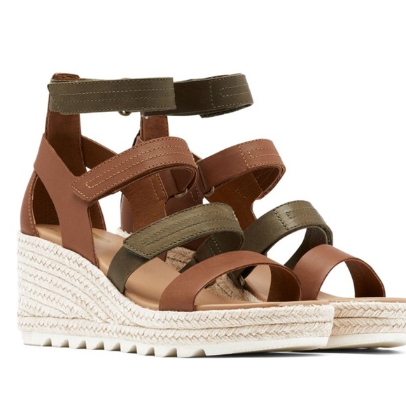 Sorel Shoes - Sorel Women’s Cameron Wedge Multi Strap Sandals 7.5